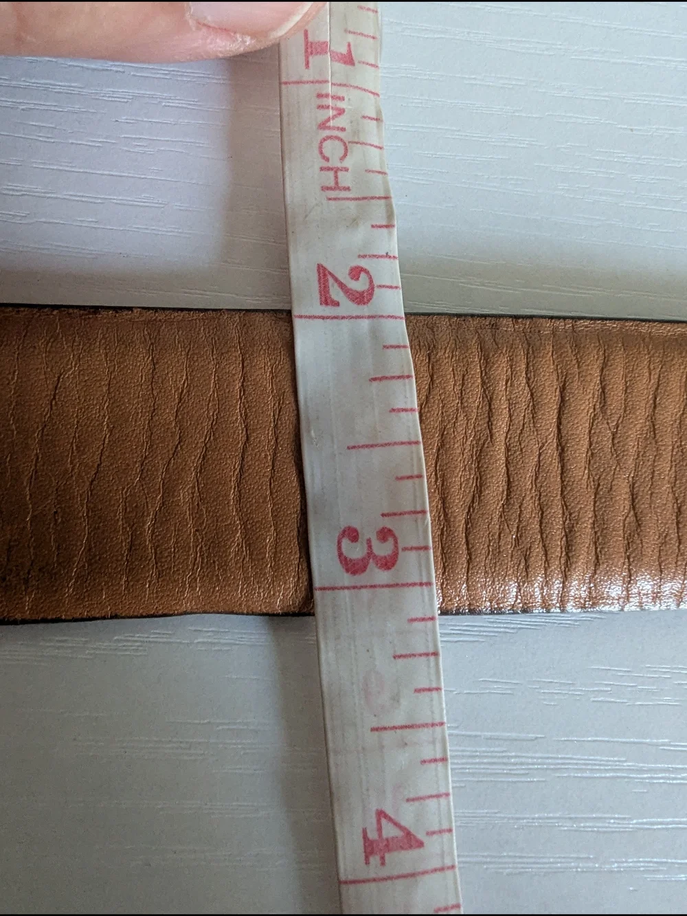 Gucci Tan Leather Belt with Gold G Buckle